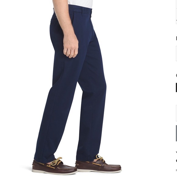 ❤️ SOLD ❤️Izod 34x34 Navy Perform X Straight Fit Chino - Picture 7 of 8